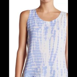 Anthropologie Olive & Oak Tie Dye Tulip Back Tank
